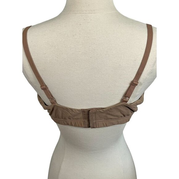 SKIMS Bra Women 2X Beige Fits Everybody Cross Over Stretch Bralette Neutral Sexy - Picture 7 of 11